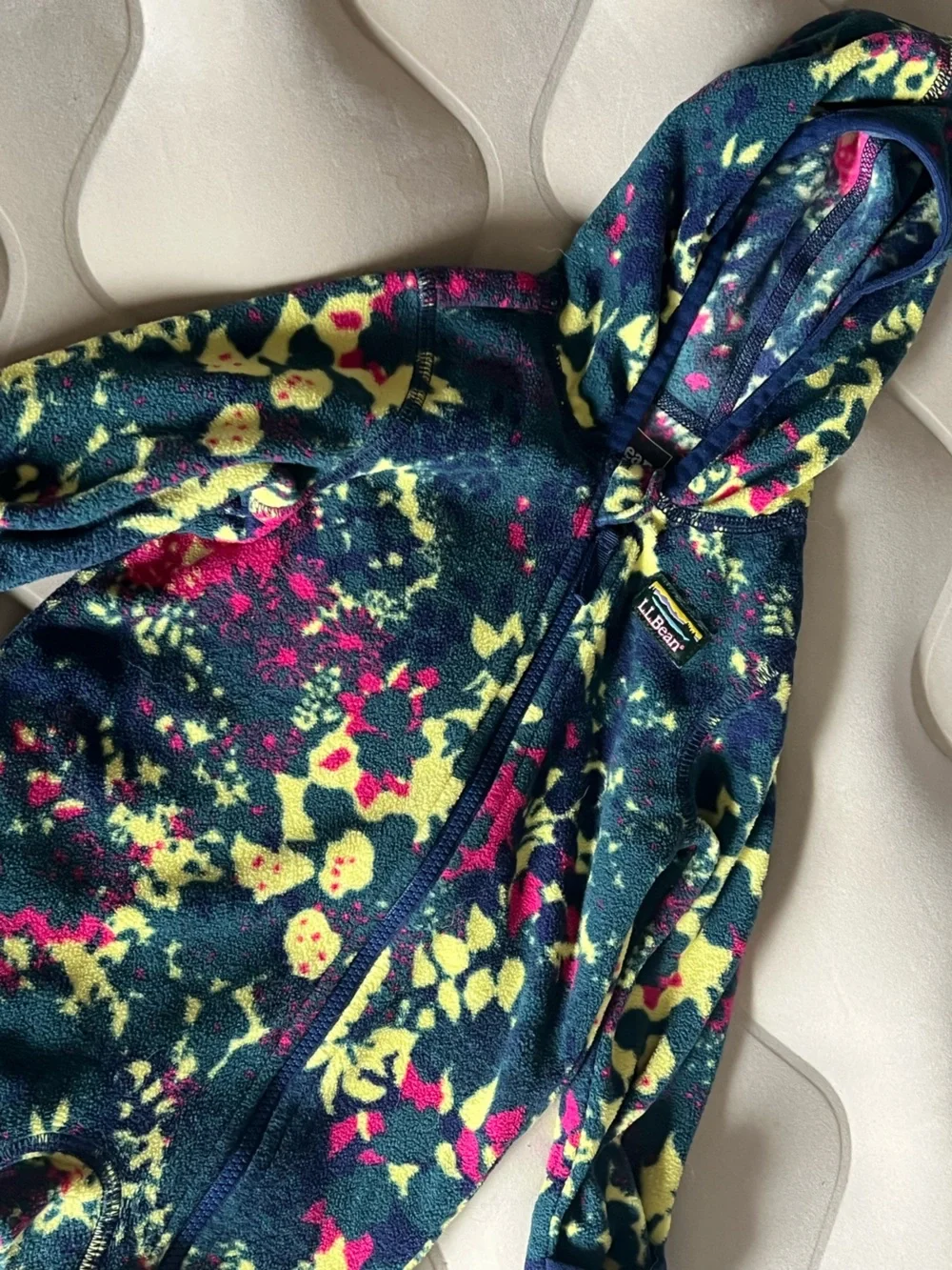 LL Bean Infant Fleece Suit, Size 3-6 Months